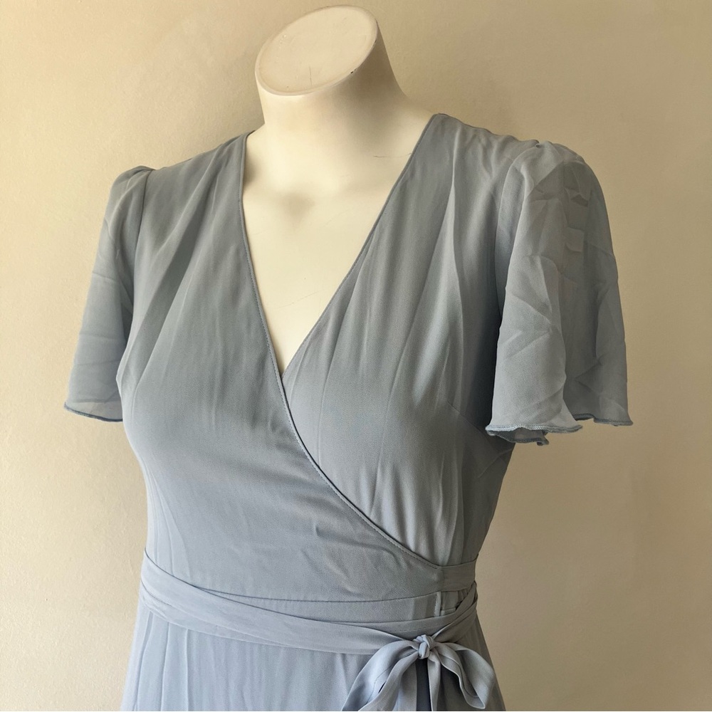 Show Me Your Mumu | Noelle Flutter Bridesmaid Wedding Guest Easter Wrap Dress - Picture 4 of 11